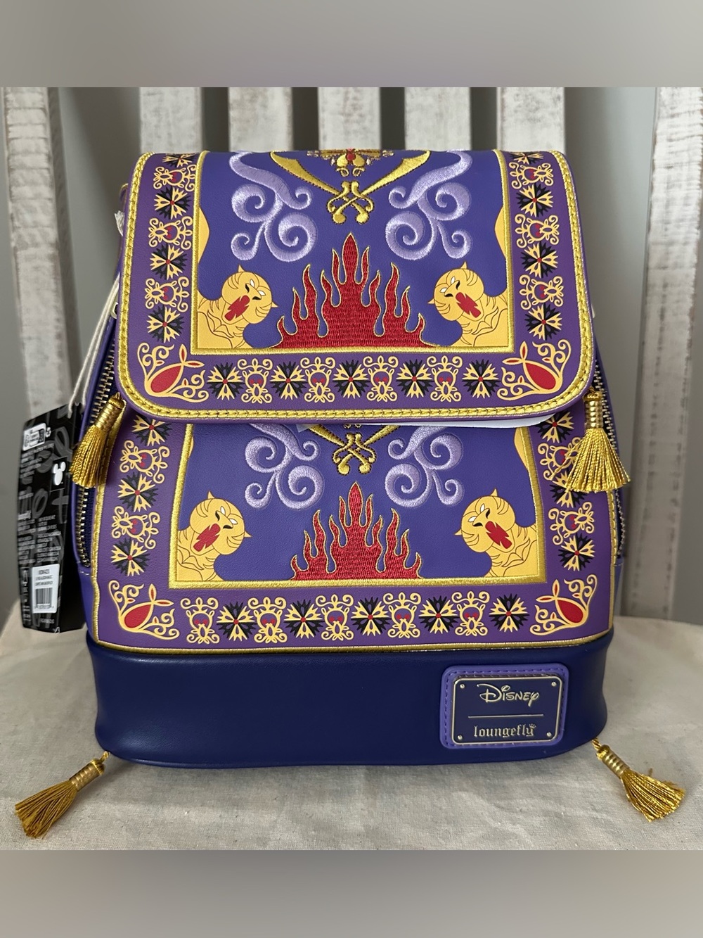Loungefly Exclusive Disney Aladdin Magic Carpet Drawstring Mini Backpack